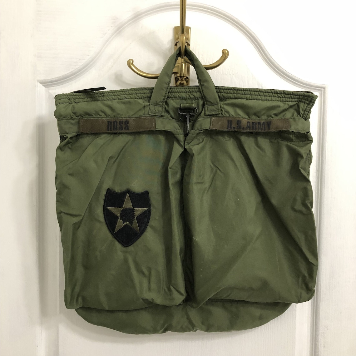 Vintage Helmet Bag US Military Army Flyers Etsy