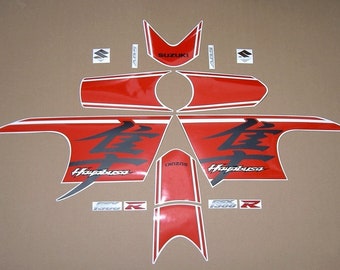 Hayabusa 1340 K8 decals stickers graphics kit set yellow k9 k10 l4 l5 l6 l7 busa