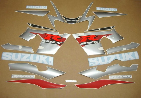 Suzuki GSXR 1000 2002 K2 Full Replacement Decals Kit Stickers Set
