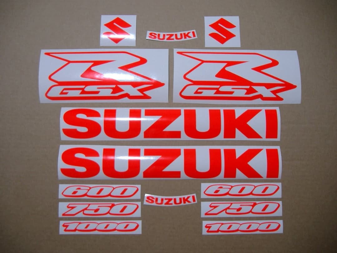 Kit Autocollants Suzuki GSXR Laminés – Décalcos GSX-R 600 1000 Yoshimura 750
