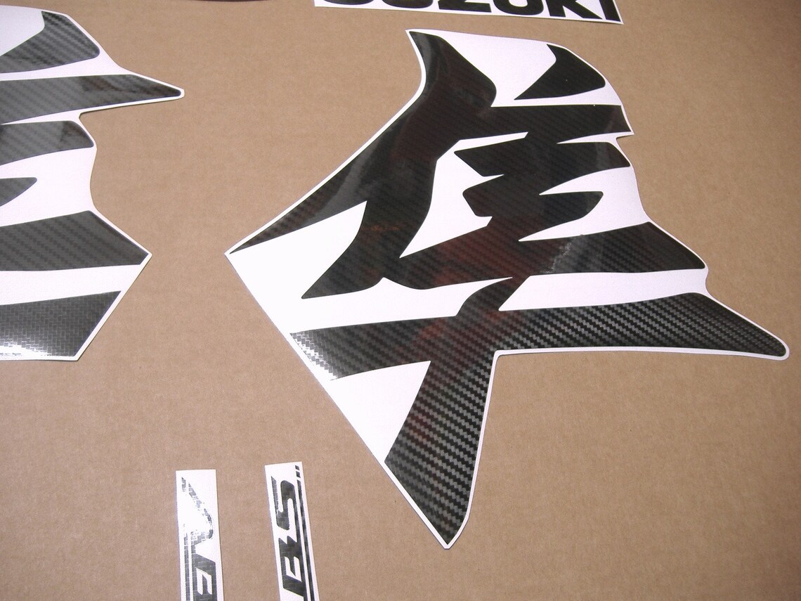 Suzuki Hayabusa 2021 - Onwards Custom Carbon Fiber Look Color Decals ...
