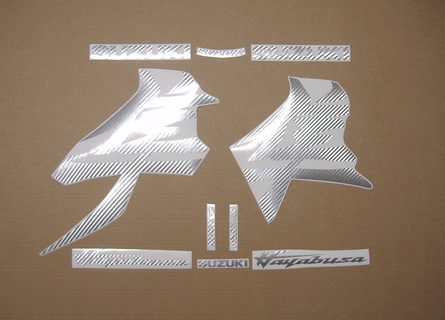 Suzuki Hayabusa 2021 - Onwards Custom Silver Carbon Fiber Color