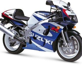 Kit De Pegatinas Con El Emblema De Suzuki Srad Gsxr 750 Gsx 750r 1996 1999