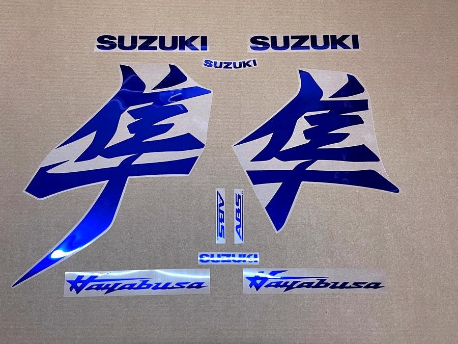 Suzuki Hayabusa 2021 Onwards Custom Chrome (mirror) Blue Color