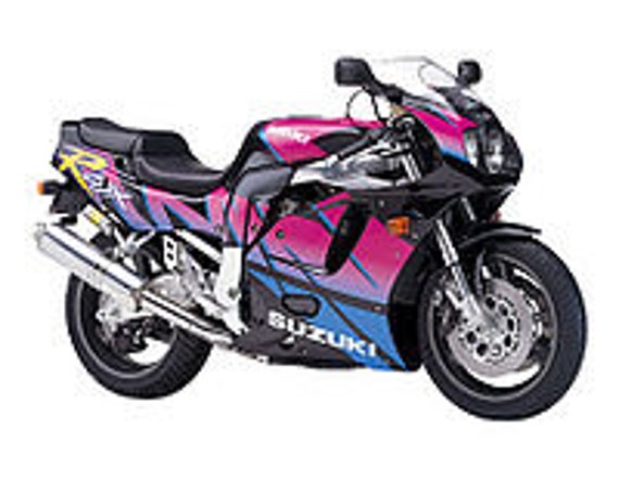 thumbnail image 2 of 2 Suzuki GSXR Puerto Rico Decals – Weatherproof Red Emblems For 600 750 1000 2 of 5