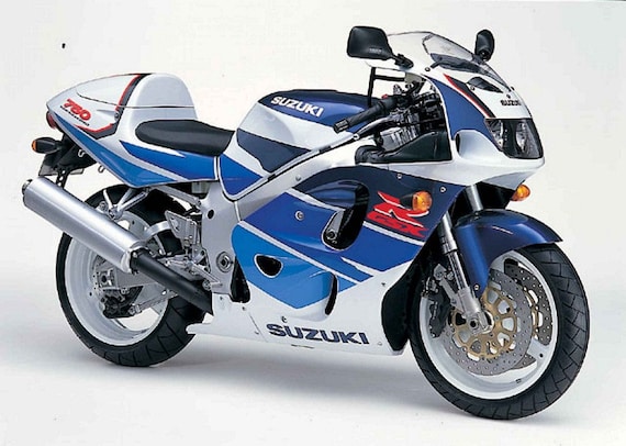 Suzuki GSX-R 750 SRAD 1996 Decals Set Stickers Kit Reproduction