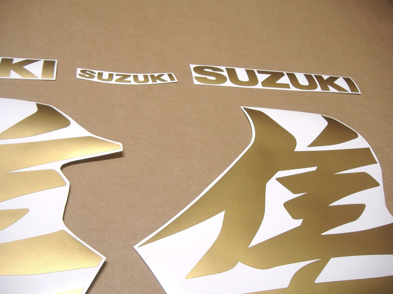 Suzuki Hayabusa 2021 - Onwards Custom Matte Gold Color Decals Set