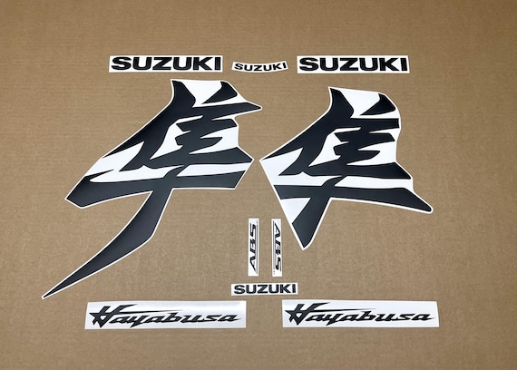 Suzuki Hayabusa 2021 Custom Matte Black Color Decals Set Stickers
