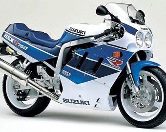 Suzuki GSXR 750 L 1990-1991 Complete Replacement Decals Set
