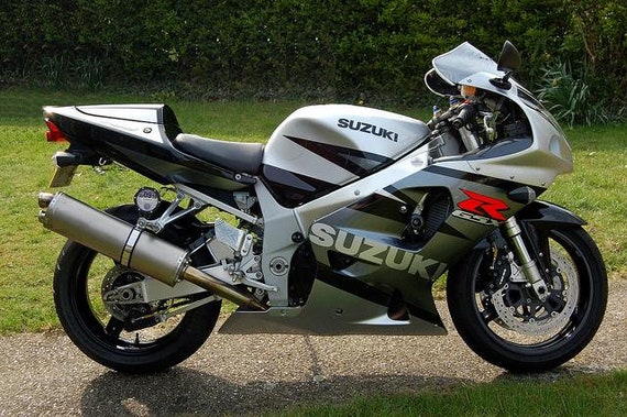 Suzuki GSX R 750 2003 K3 Complete Replacement Decals Set Stickers
