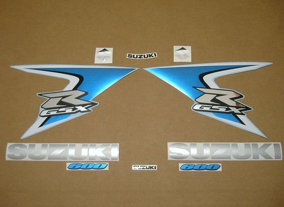 Suzuki GSX-R Juego de Calcas de Reemplazo Patrón de Pegatinas gsxr 600 2008 Suzuki GSX-R Juego de Calcas de Reemplazo Patrón de Pegatinas