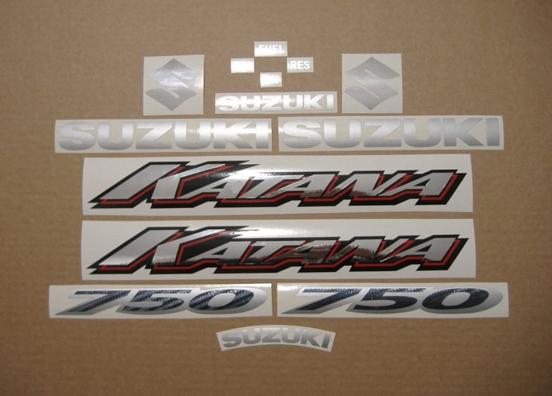 Suzuki GSXF 750 Katana 2000-2001 K1 Complete Decals Set Full