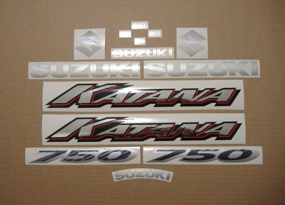 Suzuki Gsxf 750 Katana 00 01 K1 Complete Decal Set Etsy Suzuki Gsxf 750 Katana 00 01 K1 Complete Decal Set Etsy