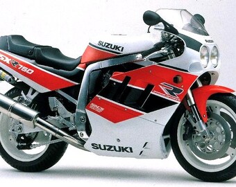 スズキ GSXR 750 L 1990-1991 完全交換用デカールセット レプリカ