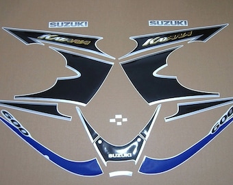 Suzuki GSX-F Katana 600 2002 US replica decals set stickers reproduction graphics restoration adhesivos pegatinas labels autocollants