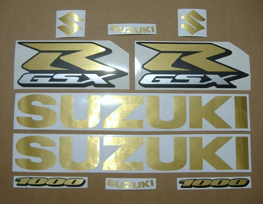 Suzuki GSX-R 600 /750 /1000 Brushed Gold Customized Replacement