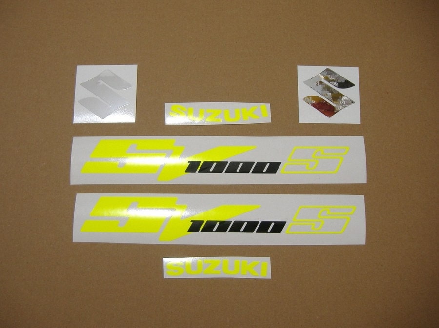 Kit-Aufkleber Mittel, Fluoreszierend Gelb – Selbstklebend, Wetterbeständig, Für Warnungen & Markierungen