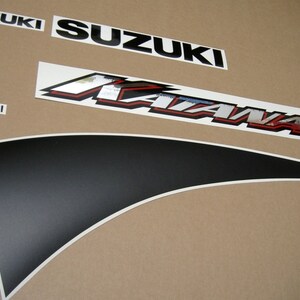 Custom GSXF Fairing Decals / Stickers - New Design, Available In Any Color You Want