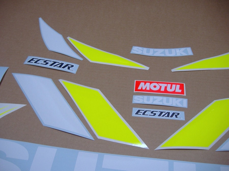 Kit Adesivi Cerchi Moto TotalSkin - Grafica Suzuki Ecstar