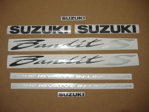 Suzuki Bandit GSF 600S 2000 2001 decalcomanie di ricambio adesivi replica grafica riproduzione restauro adesivi logo emblemi gsf aufkleber Etsy Italia