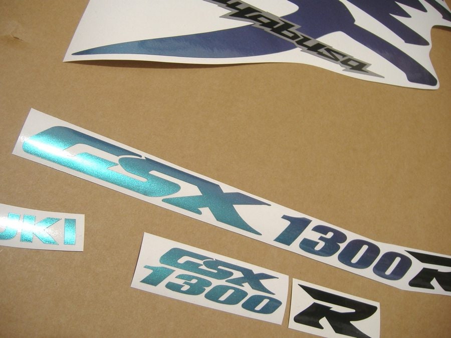カバヤ シール Suzuki Hayabusa GSX1300R Chameleon Blue Customized Replacement