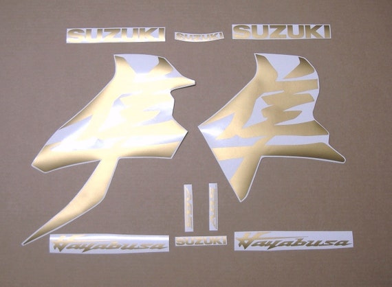 Suzuki Hayabusa 2021 - Onwards Custom Matte Gold Color Decals Set