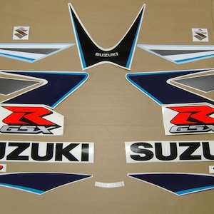 Fuer die GSX-R 1000 2006 komplette Ersatz-Abziehbild-Set Restaurierung Aufkleber Kit Reproduktion Grafik Replica Muster Mark gsxr k6