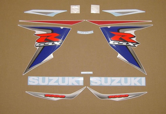 Suzuki GSX-R 1000 2008 Complete Replacement Decals Kit Full