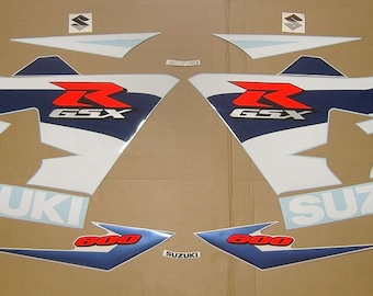 Suzuki GSX-R 600 2004 k4 full aftermarket decals set stickers reproduction graphics kit restoration adhesivos pegatinas aufkleber logo