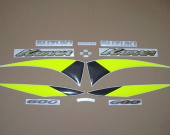 Katana GSX750F 2002 reproduction decals stickers graphics kit set pegatinas logo 