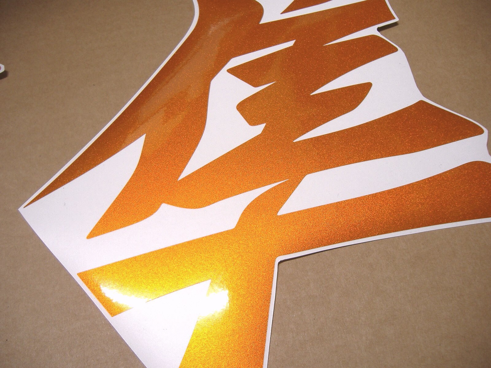 Suzuki Hayabusa 2021 - Onwards Custom Pearl Orange Color Decals Set ...