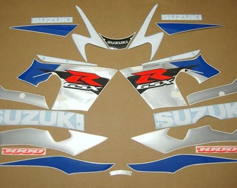 Suzuki GSXR 1000 2002 k2 full aftermarket decals set complete replacement stickers kit reproduction graphics restoration pattern gsx-r