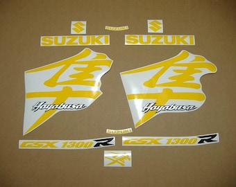 Ideogramma Kanji giapponese per Suzuki GSX-R Hayabusa nero 