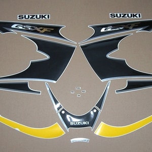 Komplettes Ersatz-Abziehbild-Set fürSuzuki GSXF 600 Katana 2003 EU Aufklebersatz Reproduktions-Grafik-Restauration adhesivos pegatinas Logo K3