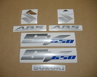 Suzuki SV 650 2005-2009 complete decals stickers reproduction graphics restoration adhesives aufkleber 650 adhesivos adesivi k6 k7 k8 k9 sv