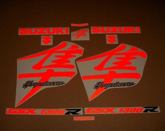 Adesivo Serbatoio Moto For Suzuki Hayabusa. GSX1300R. Autoadesivo Del Serbatoio Del Carburante Del Motociclo (Colore : 3