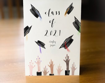 Personalised Class of 2021 Graduation Card