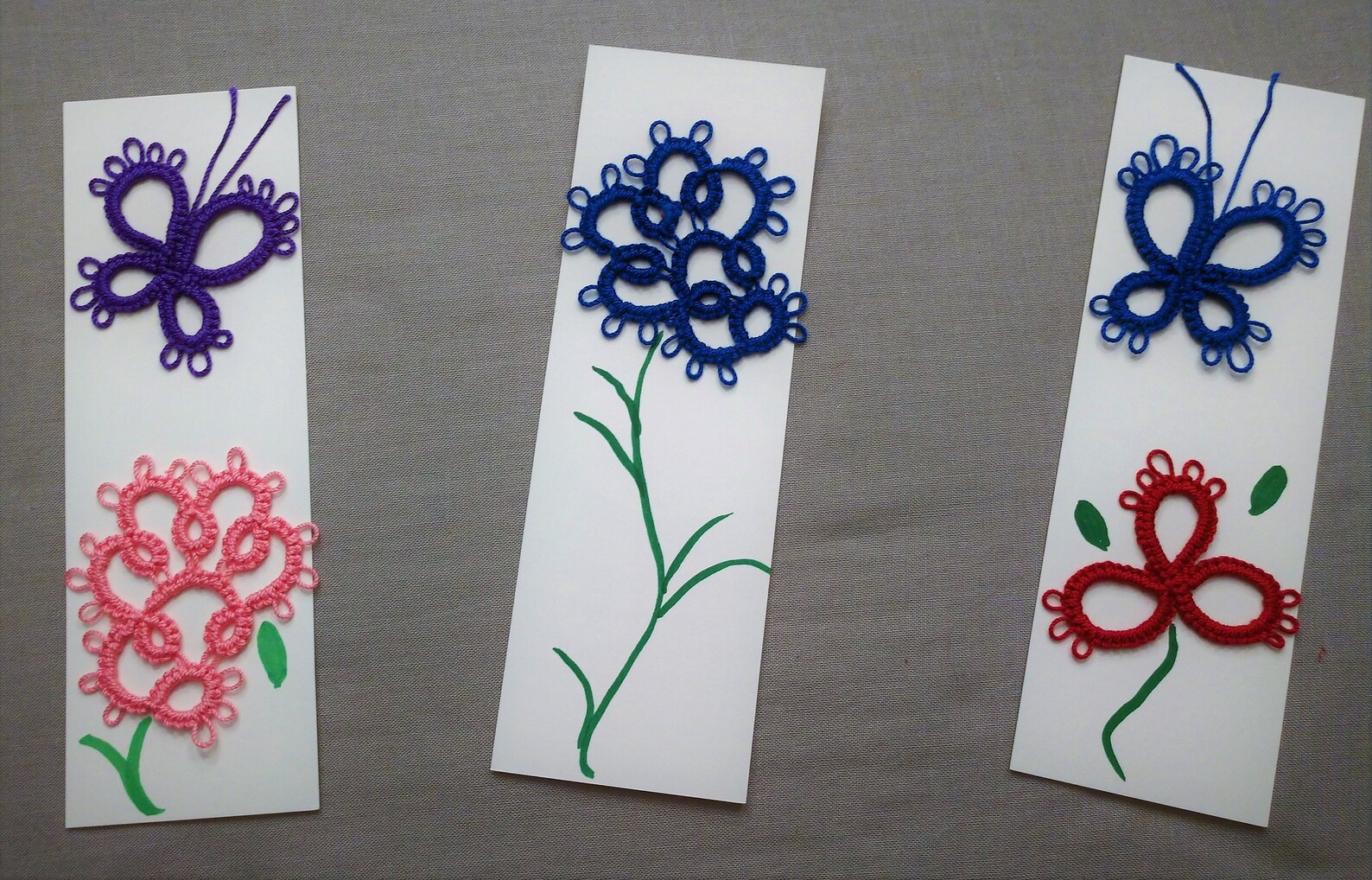 Tatted Bookmark Etsy