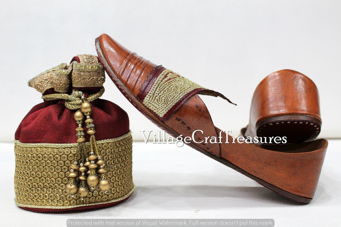 Mojari Shoes Rajasthani Jutti Sherwani Jutti Bridal Shoes | Etsy