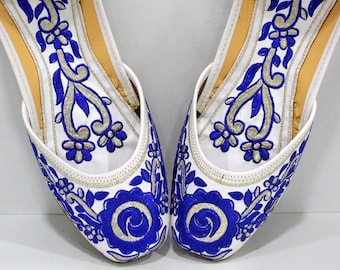 Punjabi Jutti For Women, Bridesmaid Shoes, Wedding Shoes for Bride, Indian Shoes