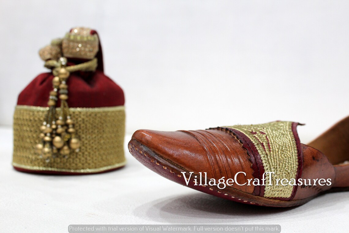 Mojari Shoes Rajasthani Jutti Sherwani Jutti Bridal Shoes | Etsy