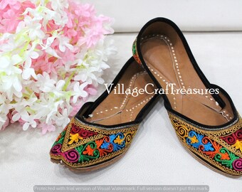 Women Punjabi Jutti Ethnic Mojari Handmade Multi Jutti Indian Shoes Handmade Shoes