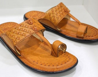 Genuine  Kolhapuri Chappals For Men Indian Sandals Kolhapuri Mens Sandal