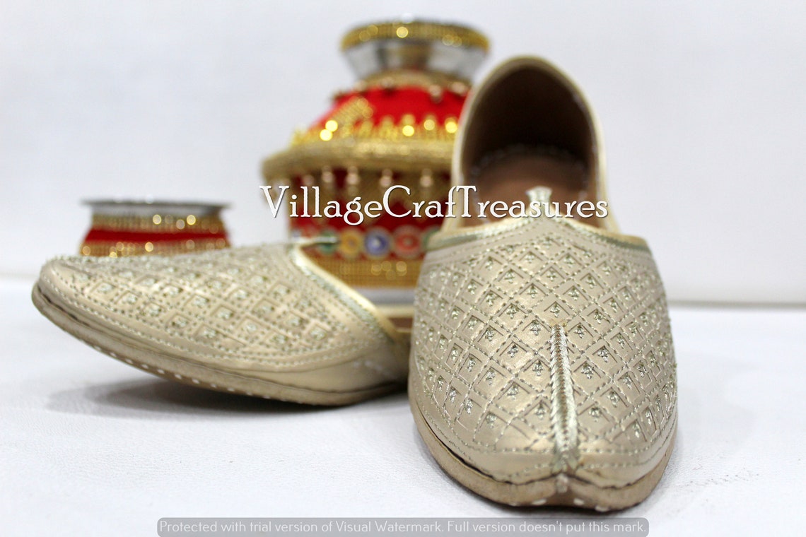 Mojari Shoes Rajasthani Shoes Sherwani Jutti Bridal Shoes Etsy