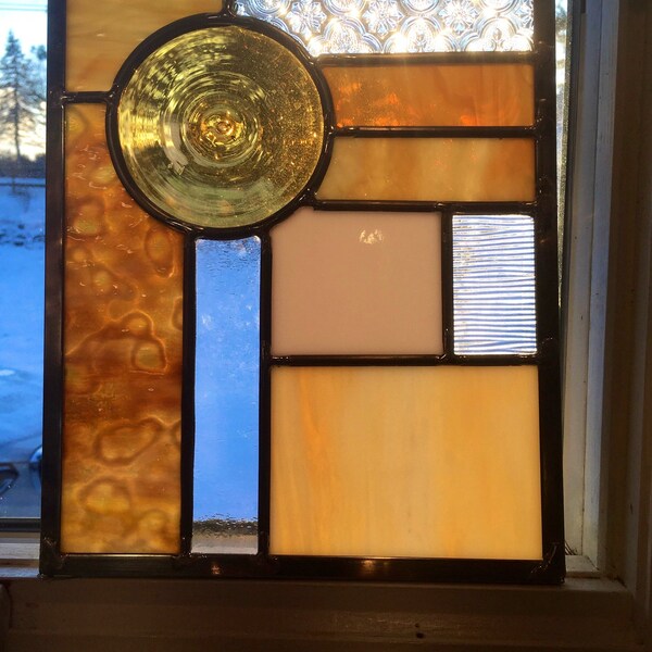 Leaded Glass Panel Etsy