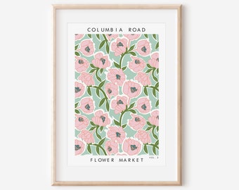 Flower market print / Floral print / Home decor / Wall art / Boho wall print / Botanical art / Matisse print/ Abstract print / Bohemian