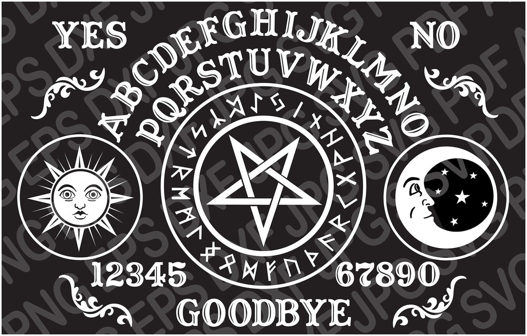 Fichiers SVG Ouija Board Cricut Et Cameo Silhouette Vector Etsy France