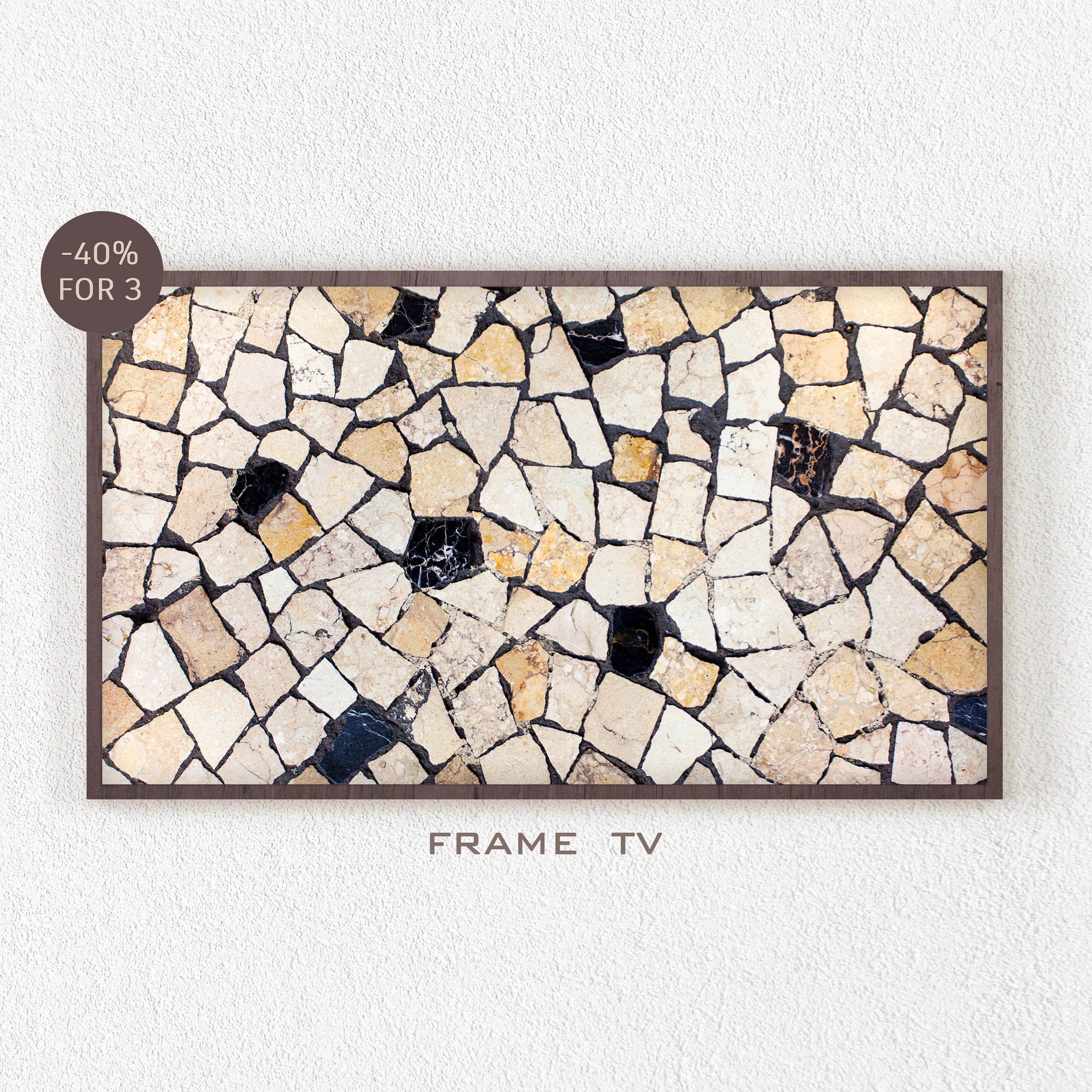 Neutral abstract frame TV art Frame TV art contemporary Samsung TV art abstract
