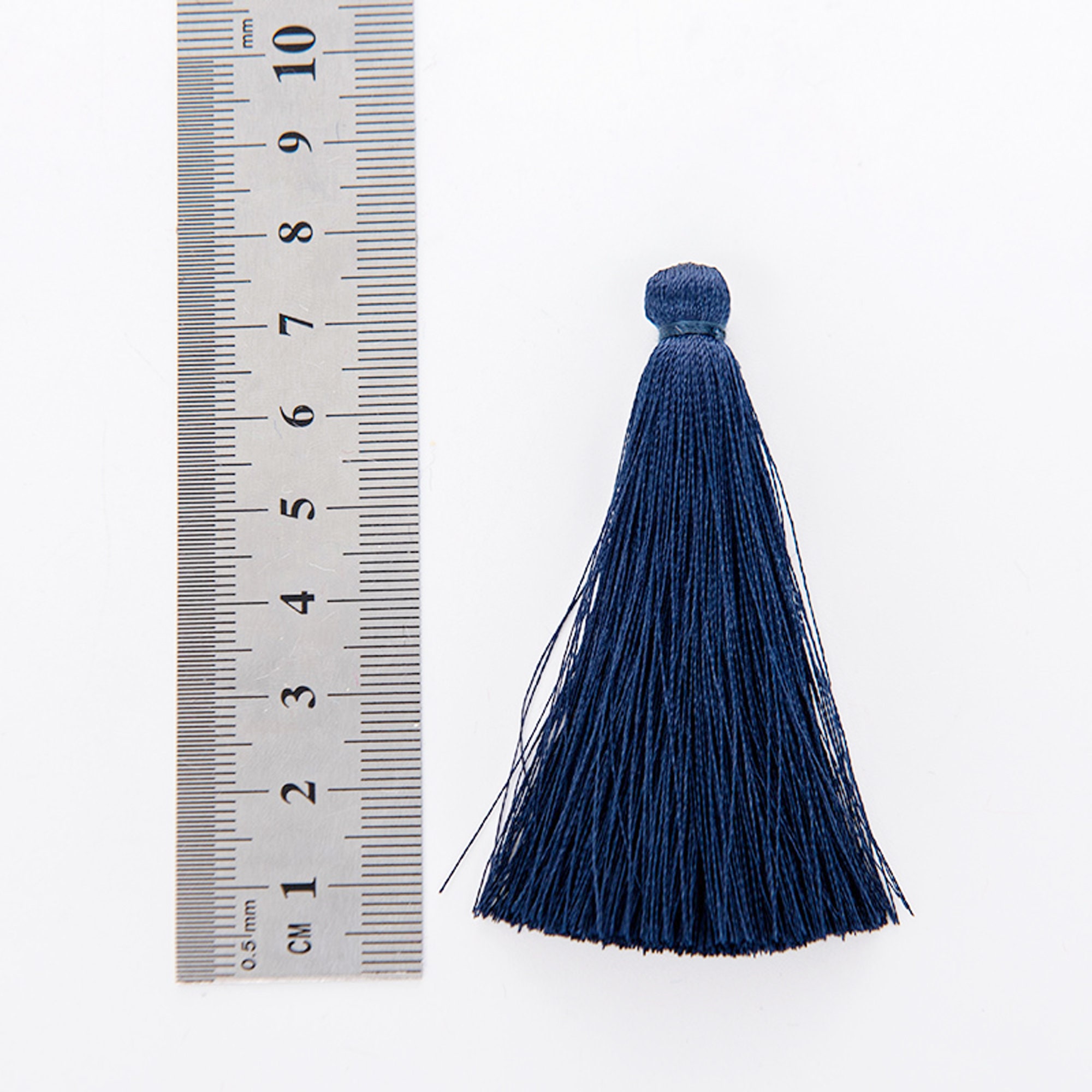 6pcs Silky TasselsNavy blue Silk Thread TasselsJewelry Etsy
