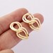 see more listings in the Real Gold Earring Post section